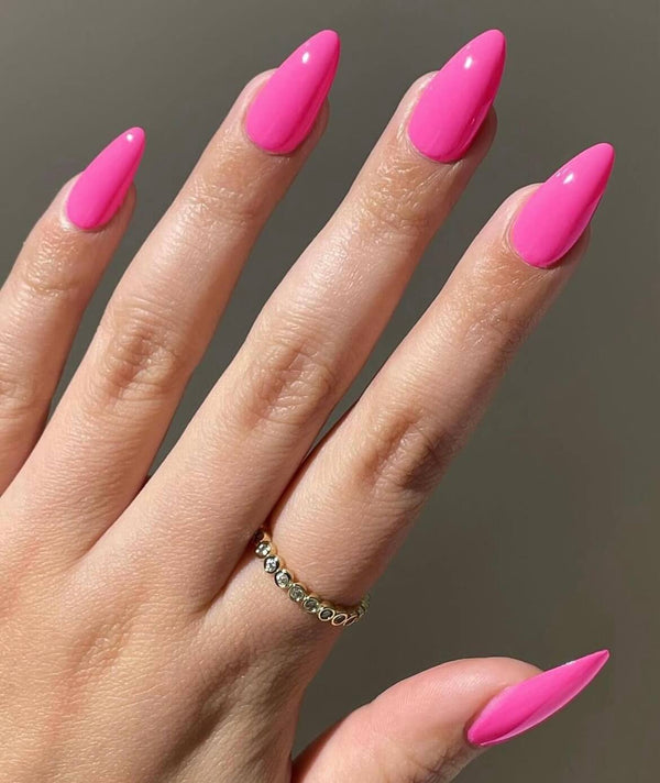 August Nails QUINNAS BARBIE PINK Semi-Cured Gel Nail Wraps, Semi Cured Gel Nail Strips NG200084【BUY ANY 2 NAIL KITS GET FREE UV LAMP】- NG200084