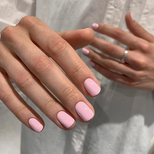 August Nails QUINNAS NUDE PINK Semi-Cured Gel Nail Wraps, Semi Cured Gel Nail Strips NG200059【BUY ANY 2 NAIL KITS GET FREE UV LAMP】- NG200059