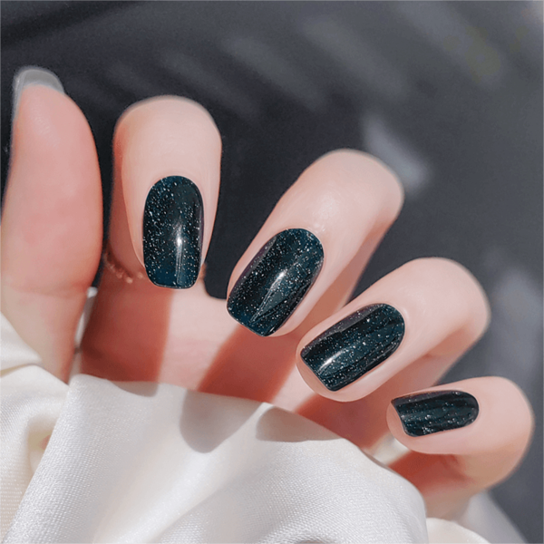 August Nails QUINNAS CAT EYE Semi-Cured Gel Nail Wraps, Semi Cured Gel Nail Strips【BUY ANY 2 NAIL KITS GET FREE UV LAMP】- NG200165