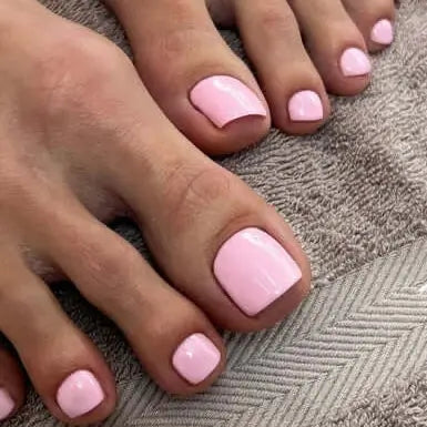 Spring Summer Pedicure Manicure Milk Pink Toes Semi Cured Gel Nail Strips - NGF200001 Quinnas